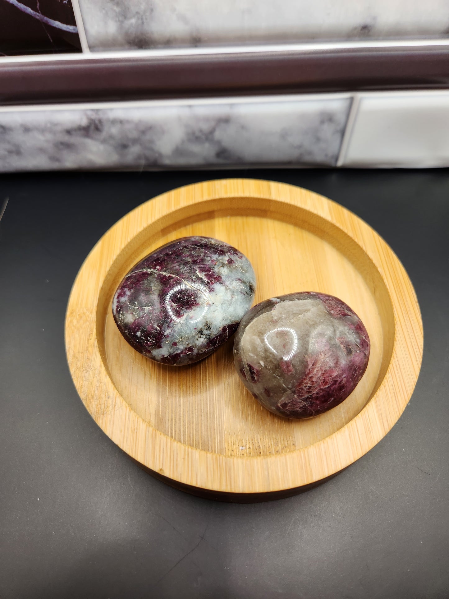 Rubellite Palm Stone
